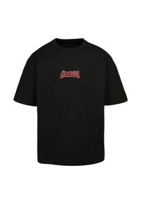 HEAVY OVERSIZED TEE - ORNAMENT OF ASHES - Marškinėliai su spaudiniu - black