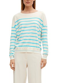 comma Strickpullover - türkis