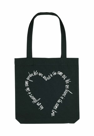 FLOWERS PRINT - Shopper - black
