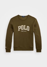 LOGO FLEECE SWEATSHIRT - Športni pulover - canopy olive