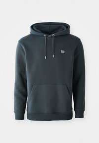 PLAIN HOODIE - Mikina s kapucňou - washed black