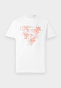 FLOWER TRIANGLE TEE - T-shirts print - pure white