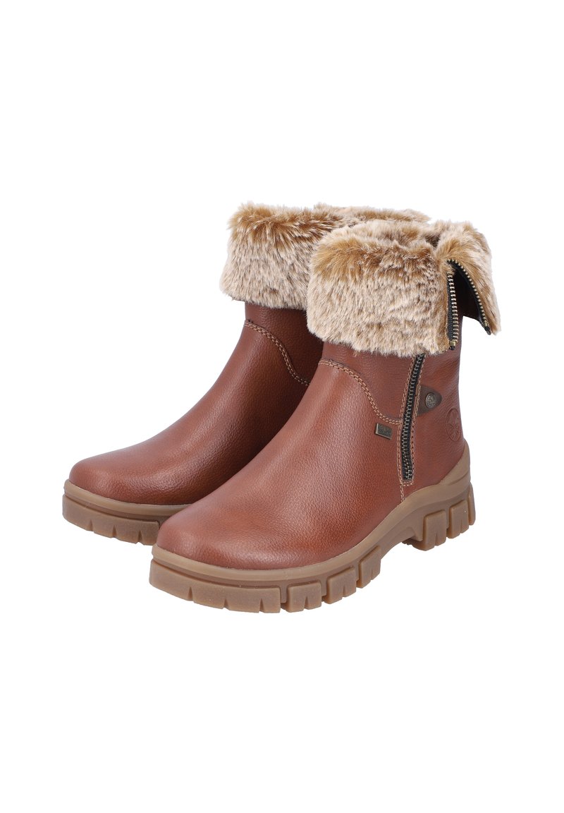 Winterboots Rieker Boots Mit Fell Rieker Winter Boots Braun/brown