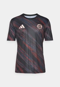 FC BAYERN MUENCHEN PREMATCH T SHIRT - Sports T-shirts - black