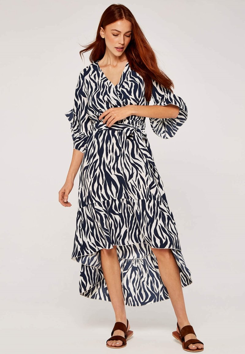 Apricot Jurk donkerblauw