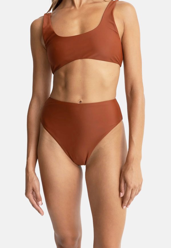 HI WAIST  - Bikini-Hose - rust