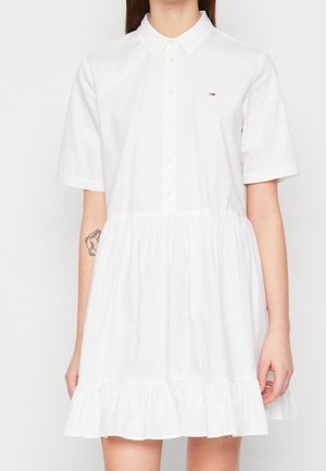 Shirt dress - white