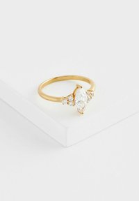 Next PREMIUM COLLECTION VERMEIL MARQUISE STONE - REGULAR FIT - Sõrmus - gold coloured