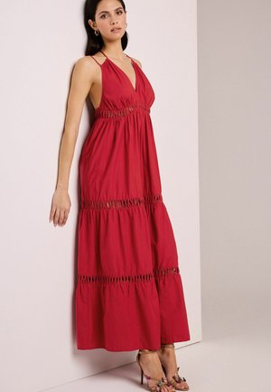 TIERED  - Maxi-jurk - red