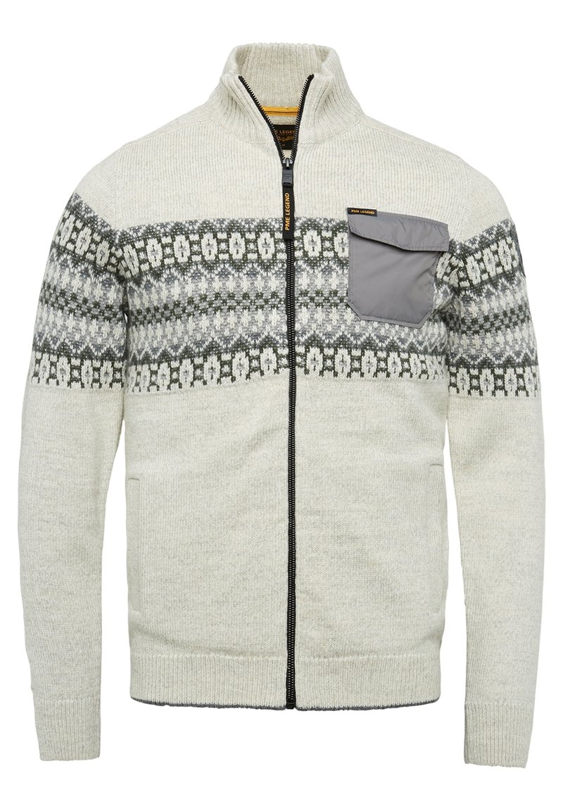 PME Legend ZIP MIXED BIRCH Cardigan metallic grey Zalando.de
