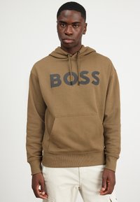 BOSS - BASICHOOD - Hoodie - open green Miniatyrbilde 1