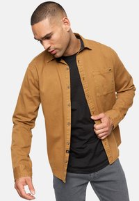 INDICODE JEANS LANGARM INBROIDY - Shirt - rubber