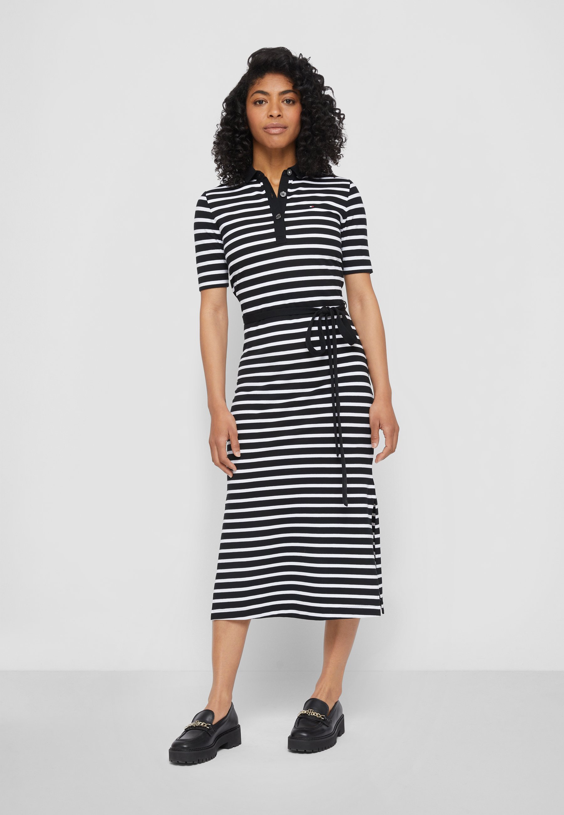 tommy hilfiger breton regular midi dress