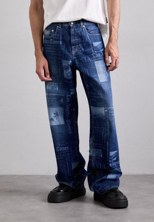 PAXLATIMES NEWS - Jeans Straight Leg - denim medium blue