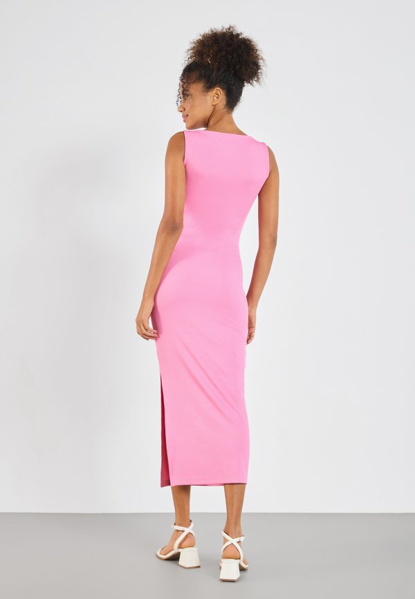 FITTED SQAURE NECK MIDI  DRESS - Jersey dress - rosebloom4