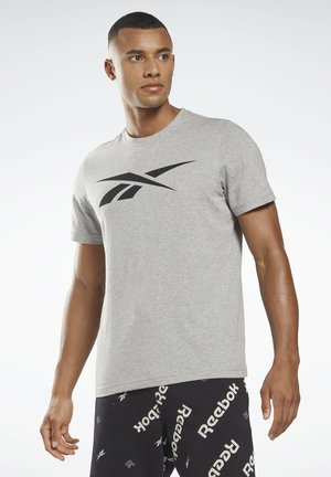 T-shirt con stampa - grey