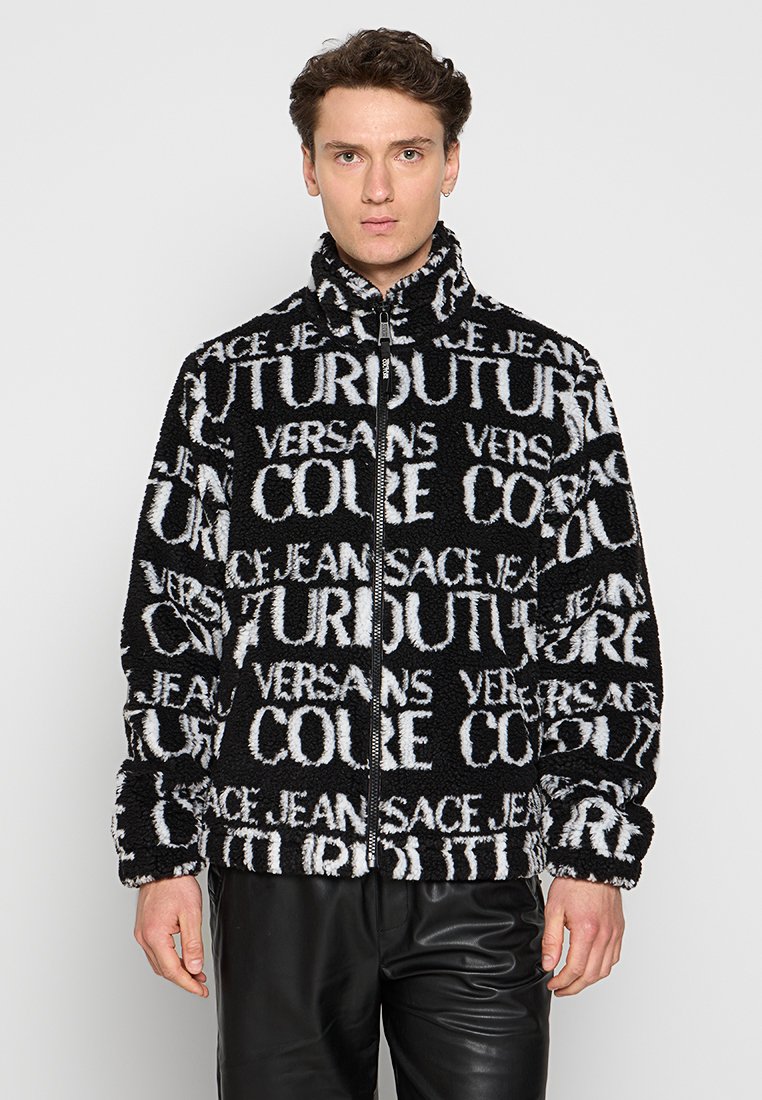 Versace Jeans Couture Fleecejas zwart