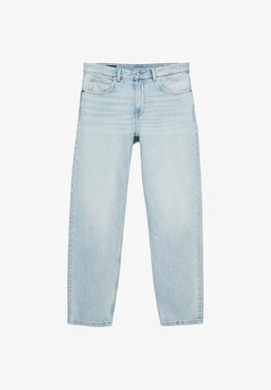 PULL&BEAR, STRAIGHT-FIT DENIM TROUSERS - DENIM TROUSERS - Straight leg jeans - light-blue denim