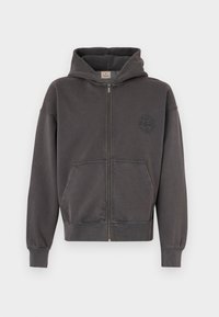 JPRBLUURBAN GRAPHIC ZIP HOODIE UNISEX - Zip-up sweatshirt - grey