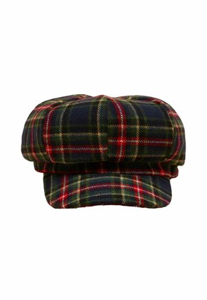 Šiltovka - navy khaki check