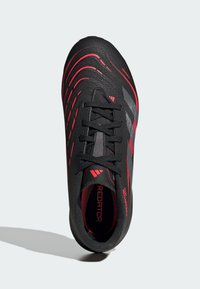 adidas Performance PREDATOR LEAGUE TURF KIDS - Rasen-Fußballschuhe - core black   grey four   lucid red