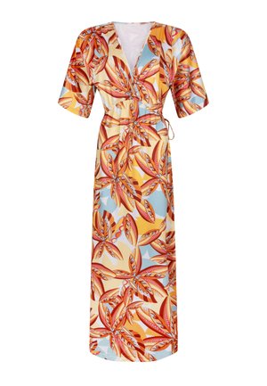 LOTUS PALM - Maxikleid - caribbean sunrise