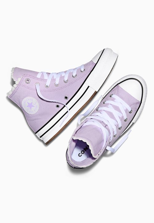 Converse High-top trainers - lavender latte white black — photo 3