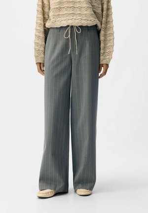 OBJLISA WIDE  - Stoffhose - medium grey melange