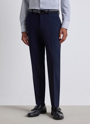 Calliope, PANTALONE LUNGO TINTA UNITA - Stoffhose - blu notte