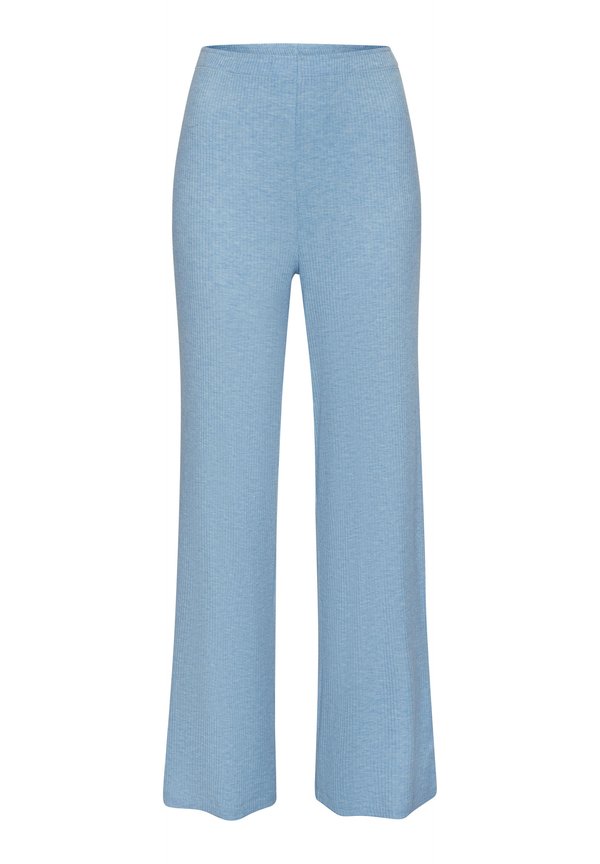 Nachtwäsche Hose - hellblau meliert