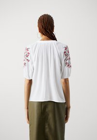 Vero Moda VMMINA TIE - Blouse - bright white