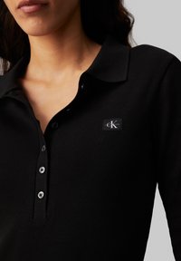 Calvin Klein Jeans Top s dlhým rukávom - black
