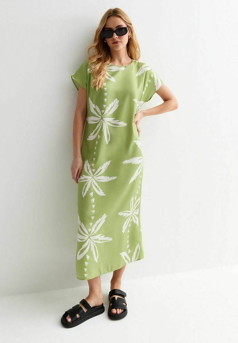New Look Jurk groen gemêleerd