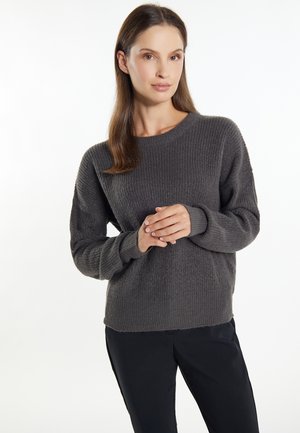Strickpullover - anthrazit