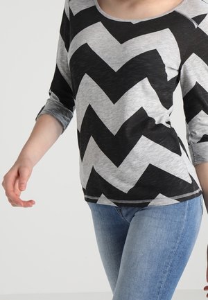 ONLY T-shirt à manches longues - mottled light grey