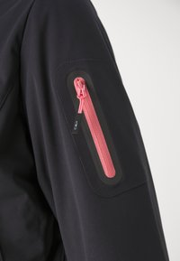 CMP WOMAN JACKET ZIP HOOD - Softshell jakker - antracite/orchidea
