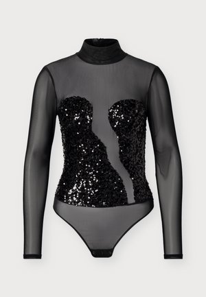 Undress Code, FINE JEWEL BODYSUIT - Camiseta de manga larga - black
