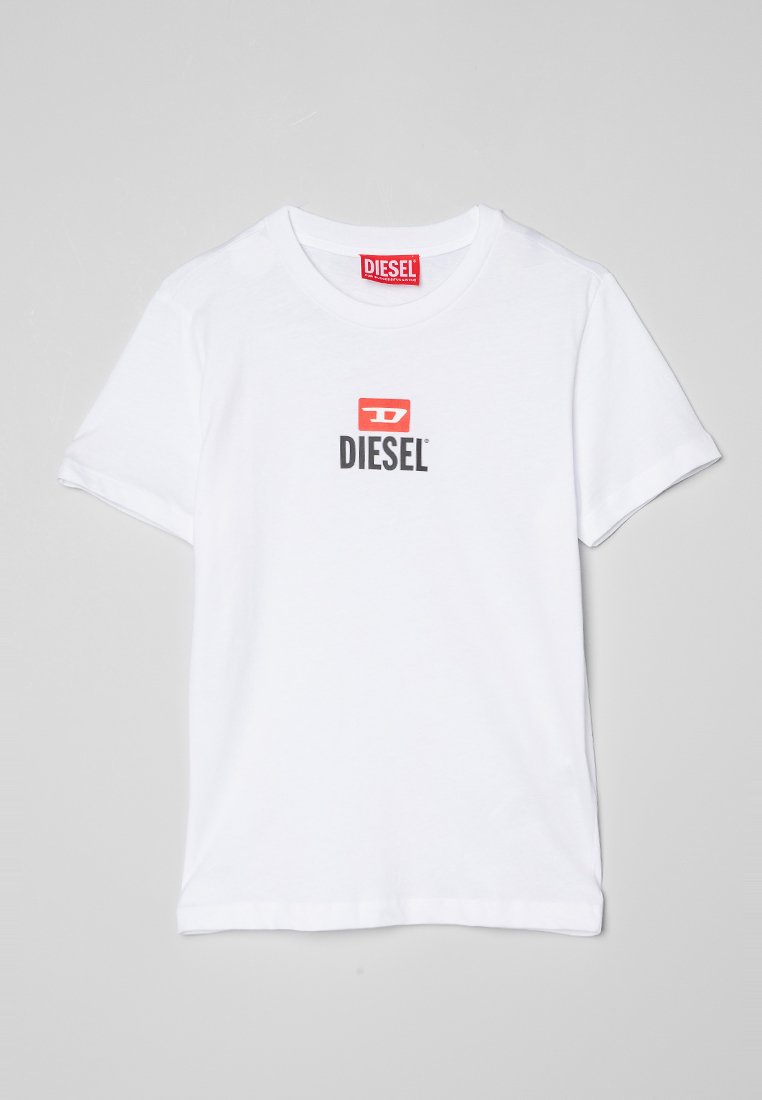 Diesel T-shirt print wit Diesel T-shirt print wit
