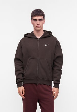 Nike Sportswear, M NK SOLO BB FZ HD CONCEPT - Sweat zippé - velvet brown/sail