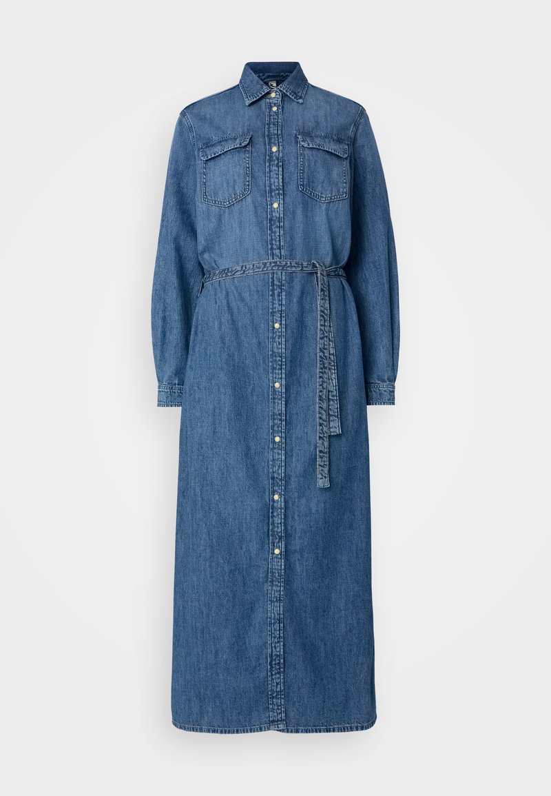 ONLY Tall ONLTRUDY BELT DRESS - Denim dress - medium blue denim/blue denim  - Zalando.ie