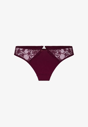 Hunkemöller, HUNKEMÖLLER HIGHLEG THONG NAOMI - Tanga - red