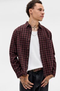 BDG CHECK PLAID - Košeľa - red