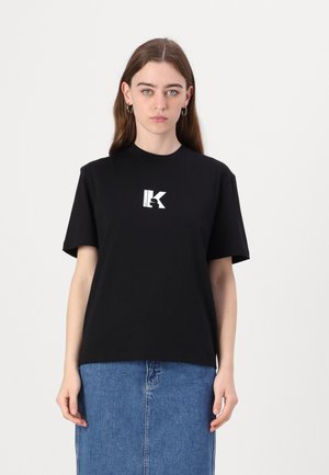 Karl Lagerfeld Jeans K LOGO - Basic T-shirt - black