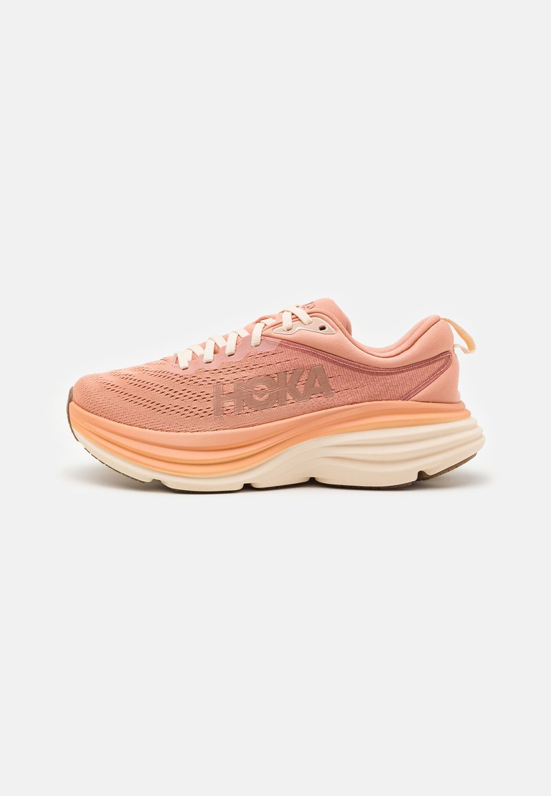 HOKA BONDI 8 - Tekaški copati za cesto - sandstone/cream