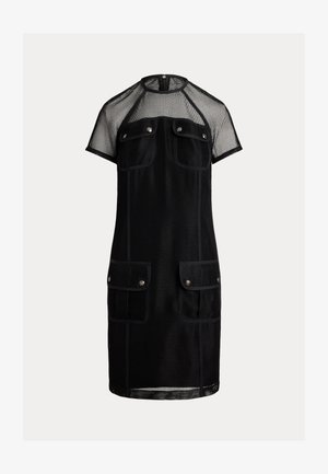 Lauren Ralph Lauren, MESH SHORT SLEEVE SHIFT DRESS - Päevakleit - black