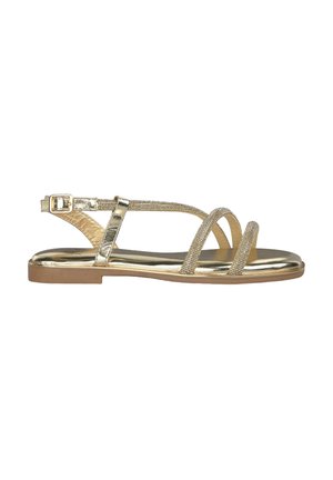 Y CIERRE CON HEBILLA - Sandalen - dorado