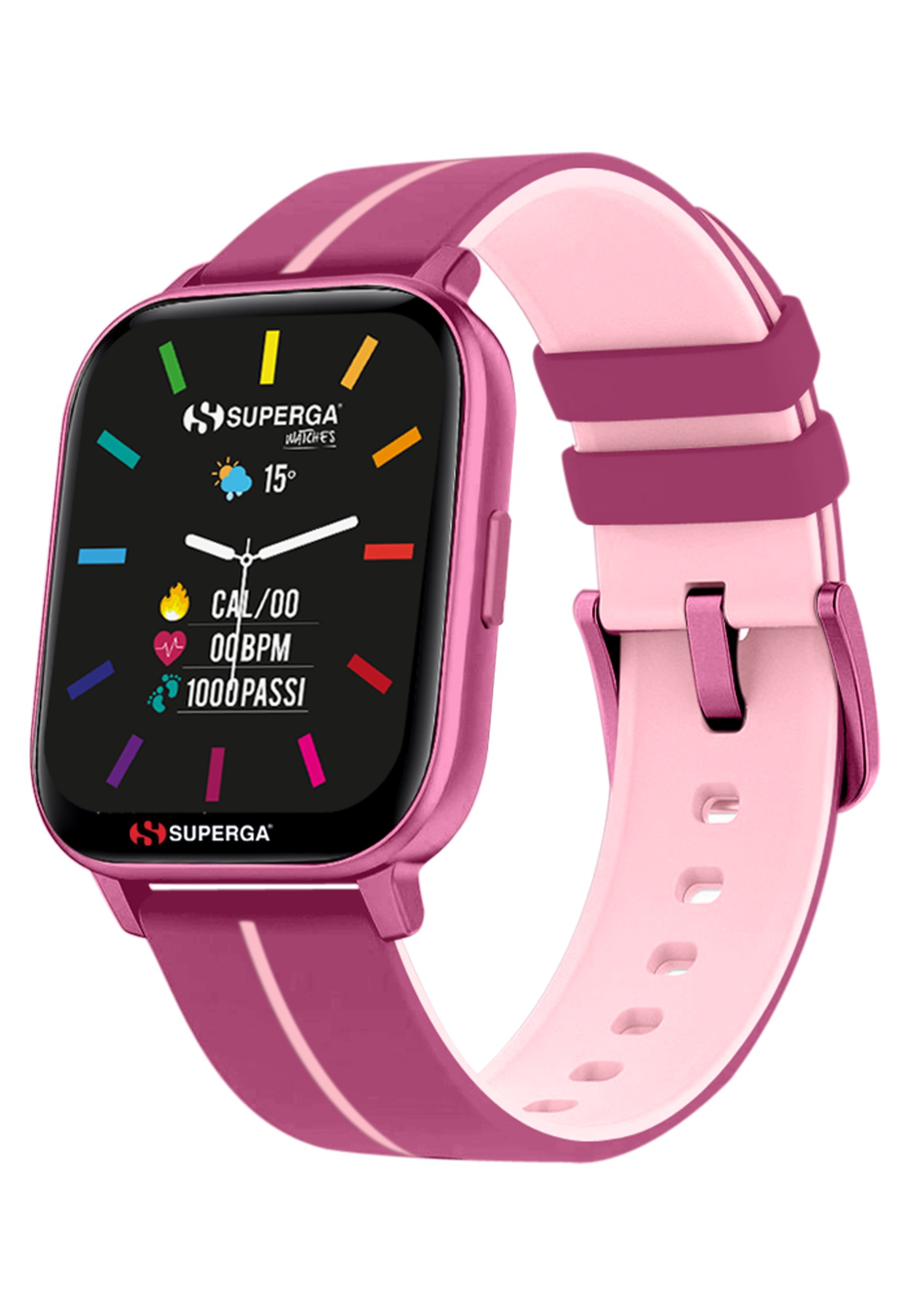 Superga INK - Smartwatch - pink/donkerroze - Zalando.nl