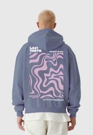 Lost Youth BEAUTIFUL CHAOS - Hoodie - vintage blue