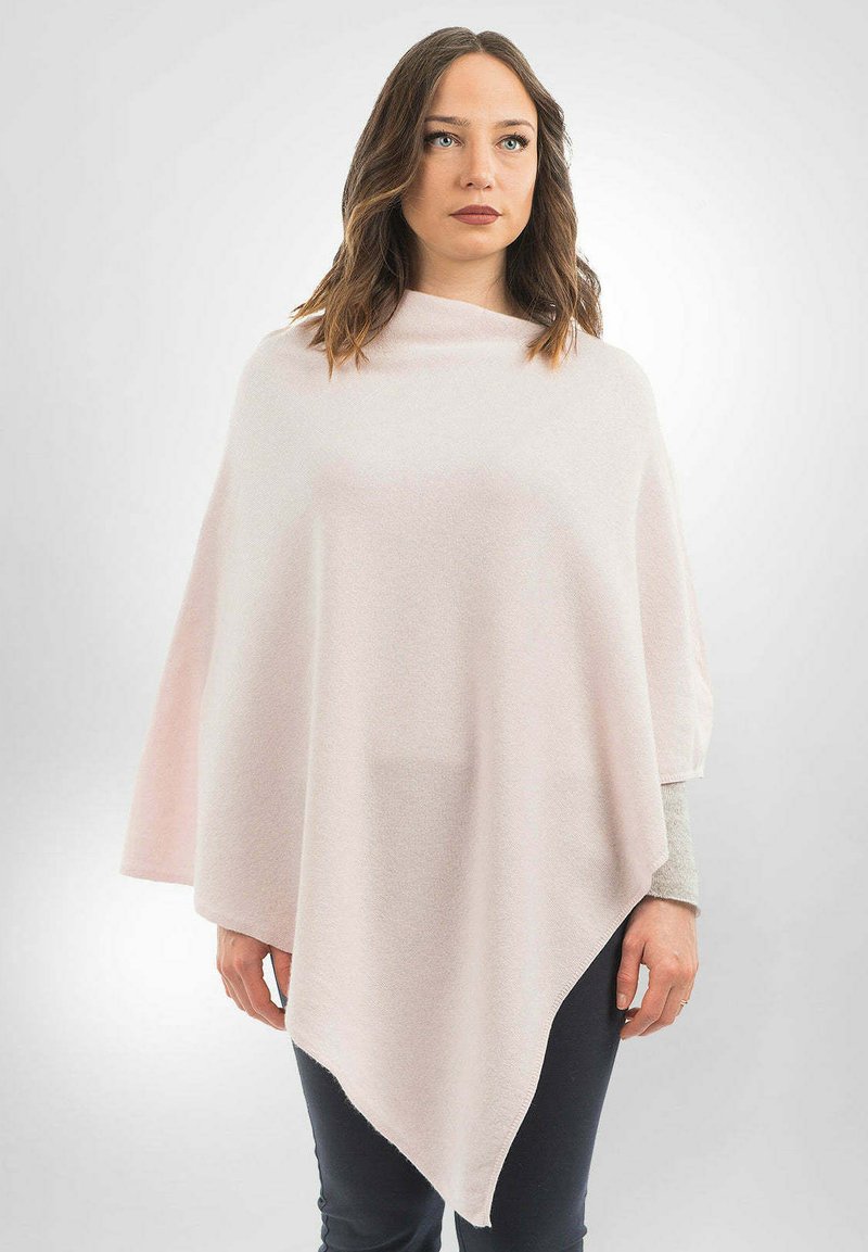 Dalle Piane Cashmere BLEND - Pončo - rosa
