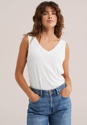 WE Fashion, WE FASHION - Topp - white